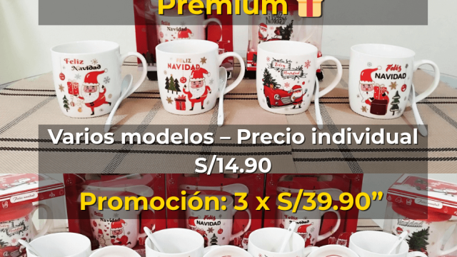 Tazas navideñas